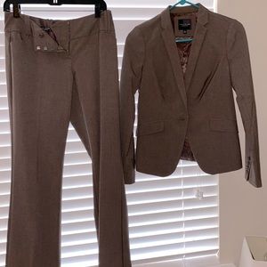 The Limited Brown Suit Jacket and Pants